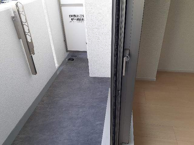 パークサイドグリーンのバルコニー|広々としたバルコニーです