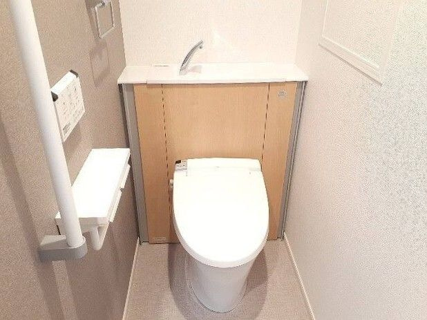 パークサイドグリーンのトイレ|ゆったりとした空間のトイレです