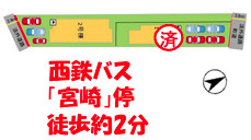糟屋郡酒殿2丁目1期 2号棟の区画図