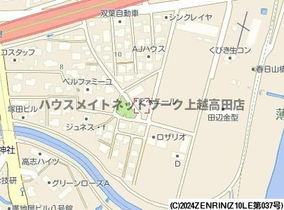 アベニールⅠの地図|位置図