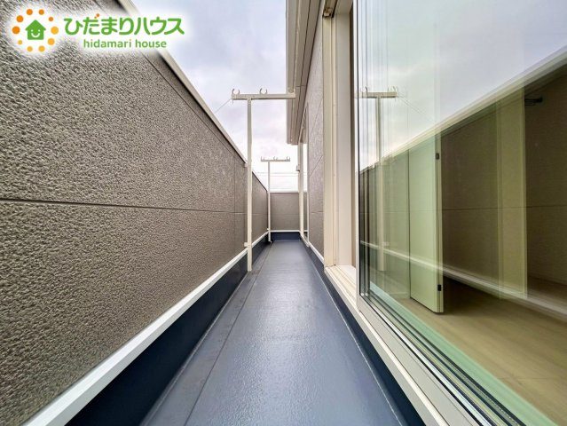 上尾市領家第2　新築戸建　クレイドル07のバルコニー
