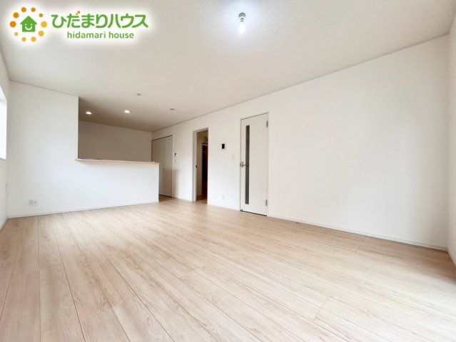 上尾市領家第2　新築戸建　クレイドル07の居間・リビング|LDK：17帖