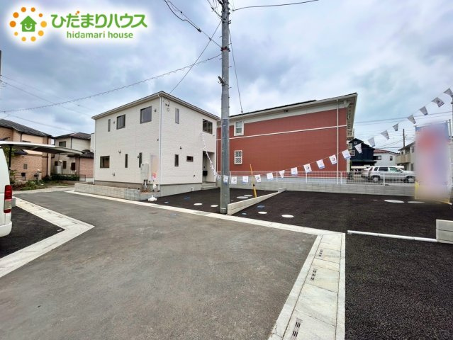 上尾市領家第2　新築戸建　クレイドル07の前面道路含む現地写真