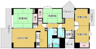 【間取り】 | 武庫川第2三番街　２号棟