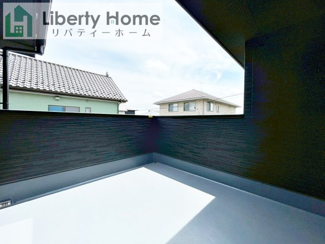 ひたちなか市東大島1期　新築戸建のバルコニー