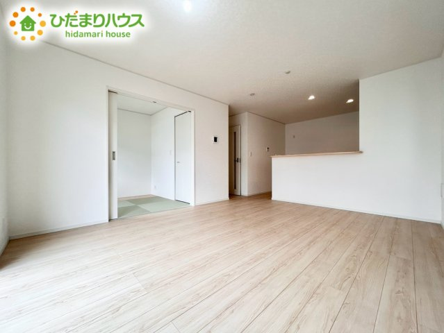 上尾市領家第2　新築戸建　クレイドル08の居間・リビング|LDK：15.5帖