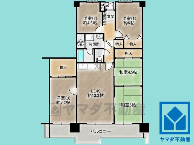 ニューライフ西宮北の間取り