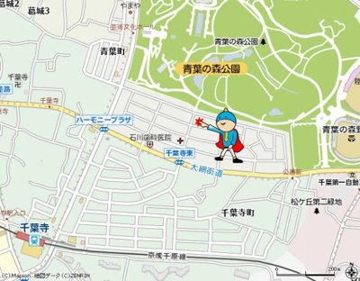 【地図】 | フィールドハウス青葉伍番館 | 案　内　図