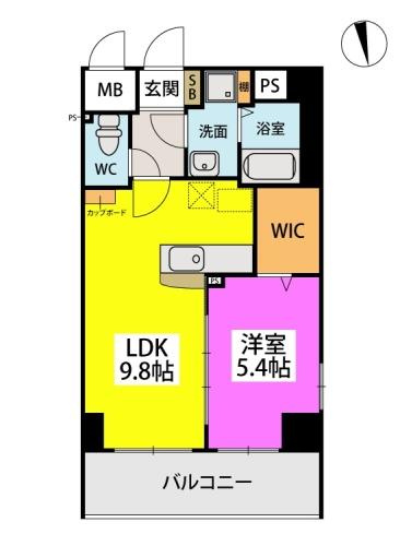カサ　デ　アルテの間取り|※図面と現況が異なる場合は現況を優先します。