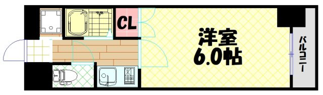 【間取り】 | セレッソコート西心斎橋