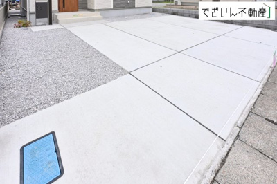 【駐車場】 | blooming garden深谷市上柴町西1丁目　新築住宅 | ≪1号棟≫
現地(2026年6月撮影)