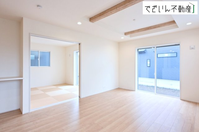 【居間・リビング】 | blooming garden深谷市上柴町西1丁目　新築住宅 | ≪1号棟≫
現地(2026年6月撮影)
