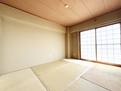 【和室】 | 立花グリーンハイツ | 6畳の和室は南向きで明るいお部屋