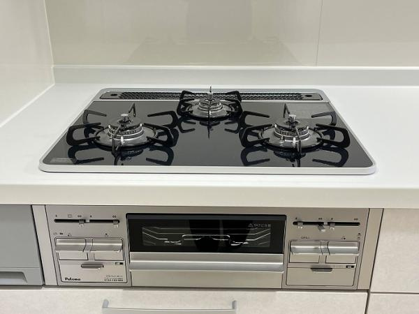 日進市栄４丁目の中古マンションのキッチン|コンロ
