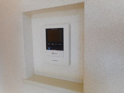 ビオーラ築盛Ⅱのセキュリティ|モニター付きインターホンです