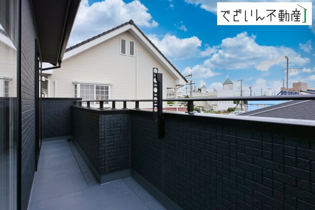 【バルコニー】 | blooming garden深谷市上柴町西1丁目　新築住宅 | ≪2号棟≫
現地(2026年6月撮影)