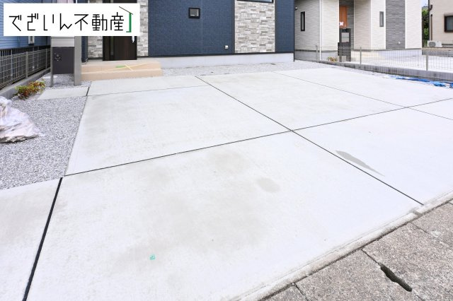 【駐車場】 | blooming garden深谷市上柴町西1丁目　新築住宅 | ≪2号棟≫
現地(2026年6月撮影)