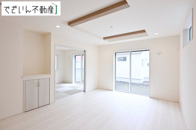 【居間・リビング】 | blooming garden深谷市上柴町西1丁目　新築住宅 | ≪2号棟≫
現地(2026年6月撮影)
