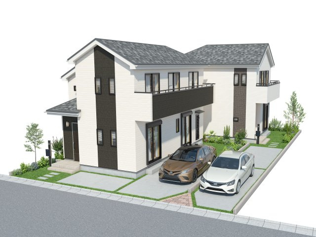 緑溢れる玉川上水緑道至近！立川市砂川町6丁目　新築戸建【全2棟】の画像