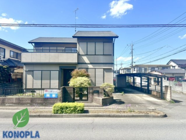 【中古戸建】館林市高根町の外観|■外観｜庭付き一戸建てならお子様やペットが走り回っても大丈夫！伸び伸びと遊び、過ごすことができます♪
