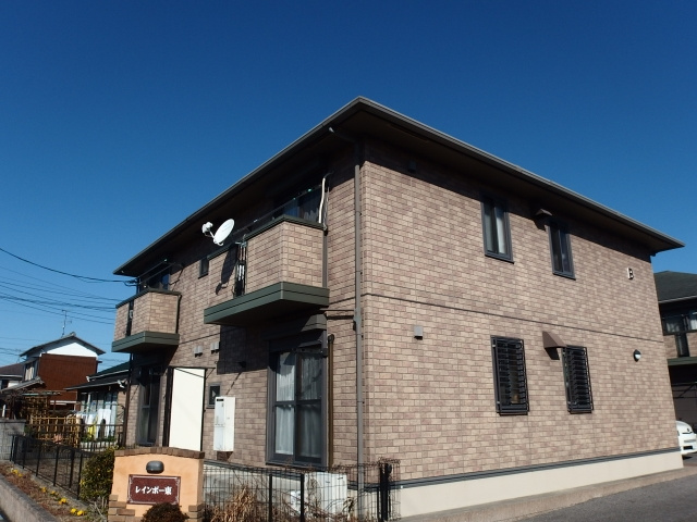 岡崎市法性寺町字色子のアパートの外観