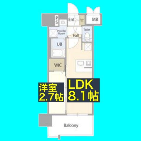 エスリード葵 広小路通の間取り