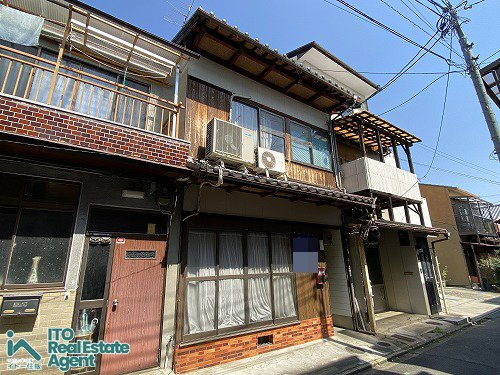 上京区一観音町 建築条件無し 土地の外観