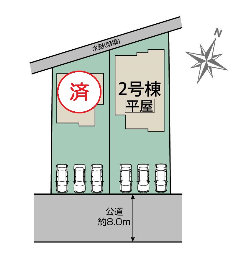 行田市桜町１丁目　の前面道路含む現地写真|現地前面道路（2026年03月17日）撮影