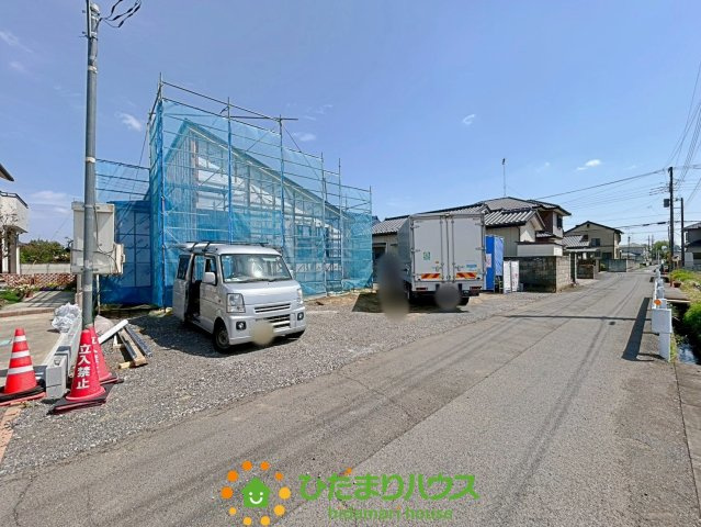 羽生市藤井上組2期　新築一戸建て　グラファーレの前面道路含む現地写真|2026/4/20　撮影