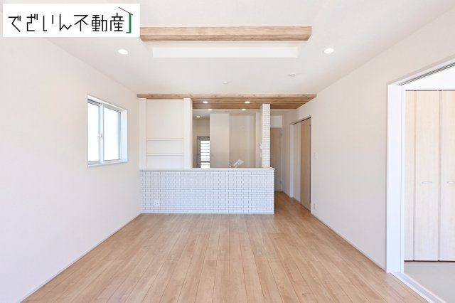 【居間・リビング】 | blooming garden深谷市上柴町西1丁目　新築住宅 | ≪4号棟≫
現地(2026年7月撮影)