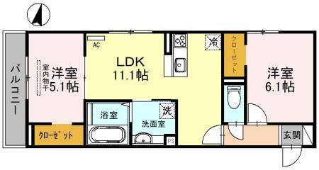 ラ・ヴェール杉尾台の間取り