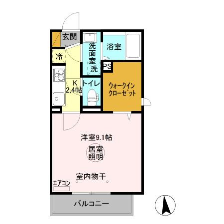 フォレストメゾン堀割の間取り|間取図