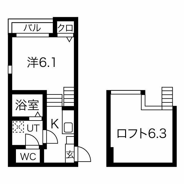 シルバーコート大曽根　名古屋市賃貸　仲介手数料無料の間取り
