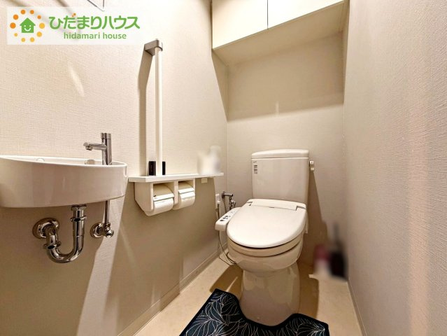 アネージュ会瀬グランヒル　のトイレ|シンプルで使いやすいトイレ。
日常生活に欠かせない空間も、快適に整っています。

