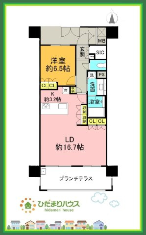 アネージュ会瀬グランヒル　の間取り|日当たり良好な間取りの為、日中は電気要らずです！