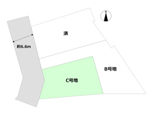 宝塚市長寿ガ丘新築一戸建ての区画図