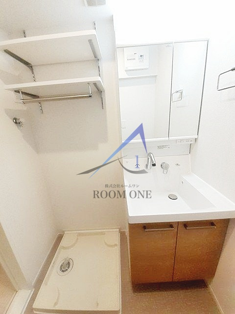 シェル　クレール　篠崎の洗面所|洗面台です。