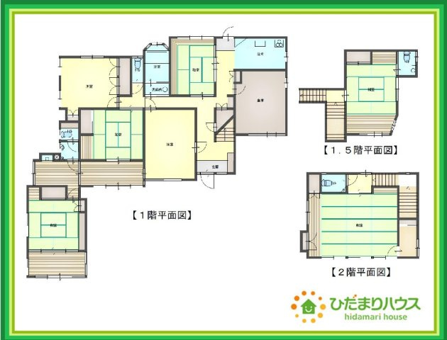いわき市常磐松が台　中古戸建の間取り|部屋数が多いためご家族が多い方にぴったり！