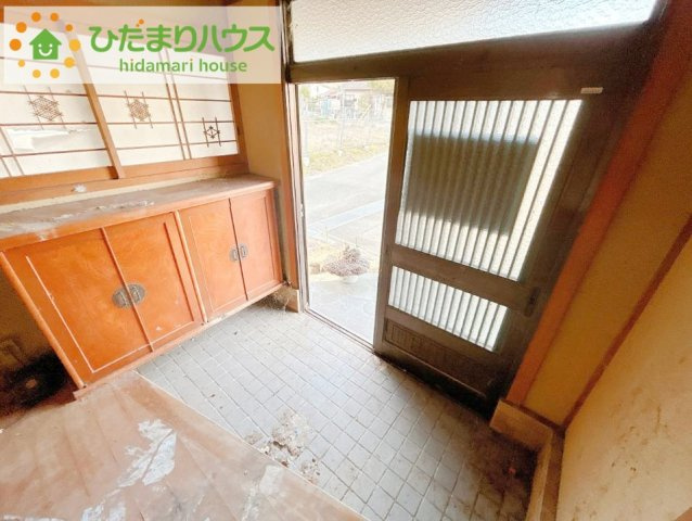 いわき市四倉町字鬼越　中古戸建　の玄関
