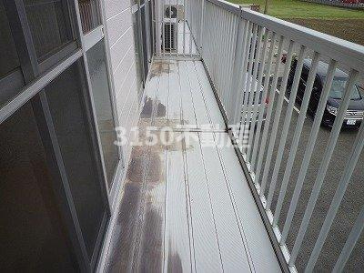 リバーハーフハイツのバルコニー