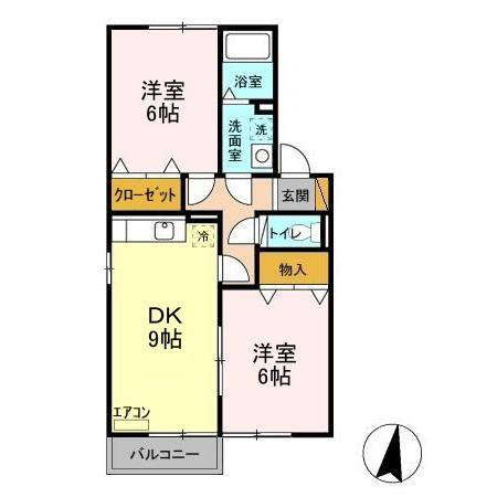 ウエストチェスターの間取り