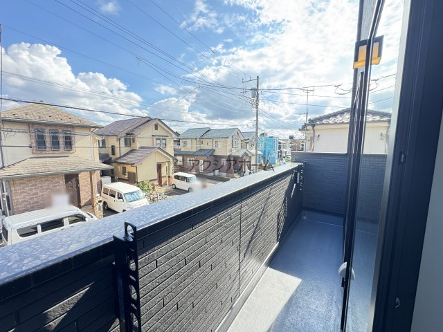 所沢市向陽町・全3棟　新築一戸建　1号棟　～オール電化～のバルコニー