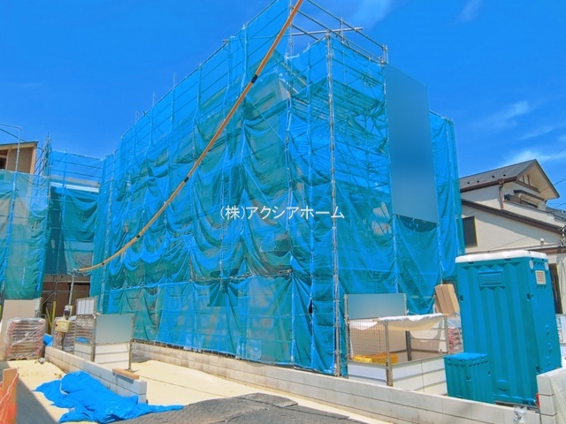 所沢市向陽町・全3棟　新築一戸建　1号棟　～オール電化～の外観|現地写真（2026年4月15日）