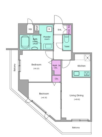URBANLINKときわ台の間取り