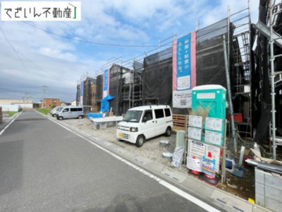 【前面道路含む現地写真】 | CRADLE GARDEN加須市北下新井第5　新築住宅 | ≪2号棟≫
現地(2026年7月撮影)