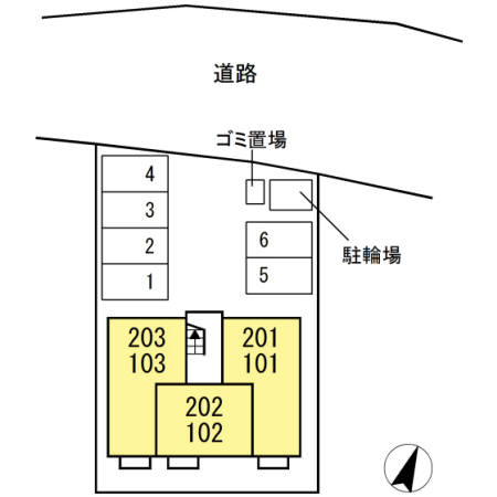【区画図】 | ボヌール吉村