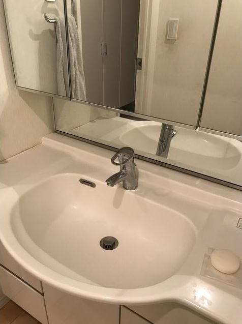 グランアビテ四谷三丁目ステーションフロントの独立洗面台|人気の洗面所独立タイプ