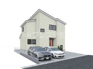 【完成予想図】 | 奈良市学園大和町５丁目の新築一戸建 全２区画 | ２号地建物完成イメージ／ご内覧いただけるモデルハウスもあります♪※現地に係員は常駐しておりません。