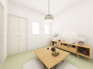 【和室】 | 奈良市学園大和町５丁目の新築一戸建 全２区画 | ２号地１階和洋室完成イメージ／ゆったりとくつろげる和洋室です♪

