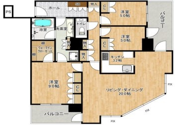 グランフロント大阪オーナーズタワーの間取り